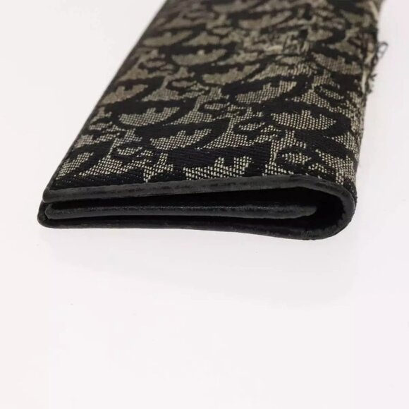 Christian Dior Trotter Canvas Wallet Enamel 3Set Beige Navy Bordeaux Auth - Picture 12 of 16